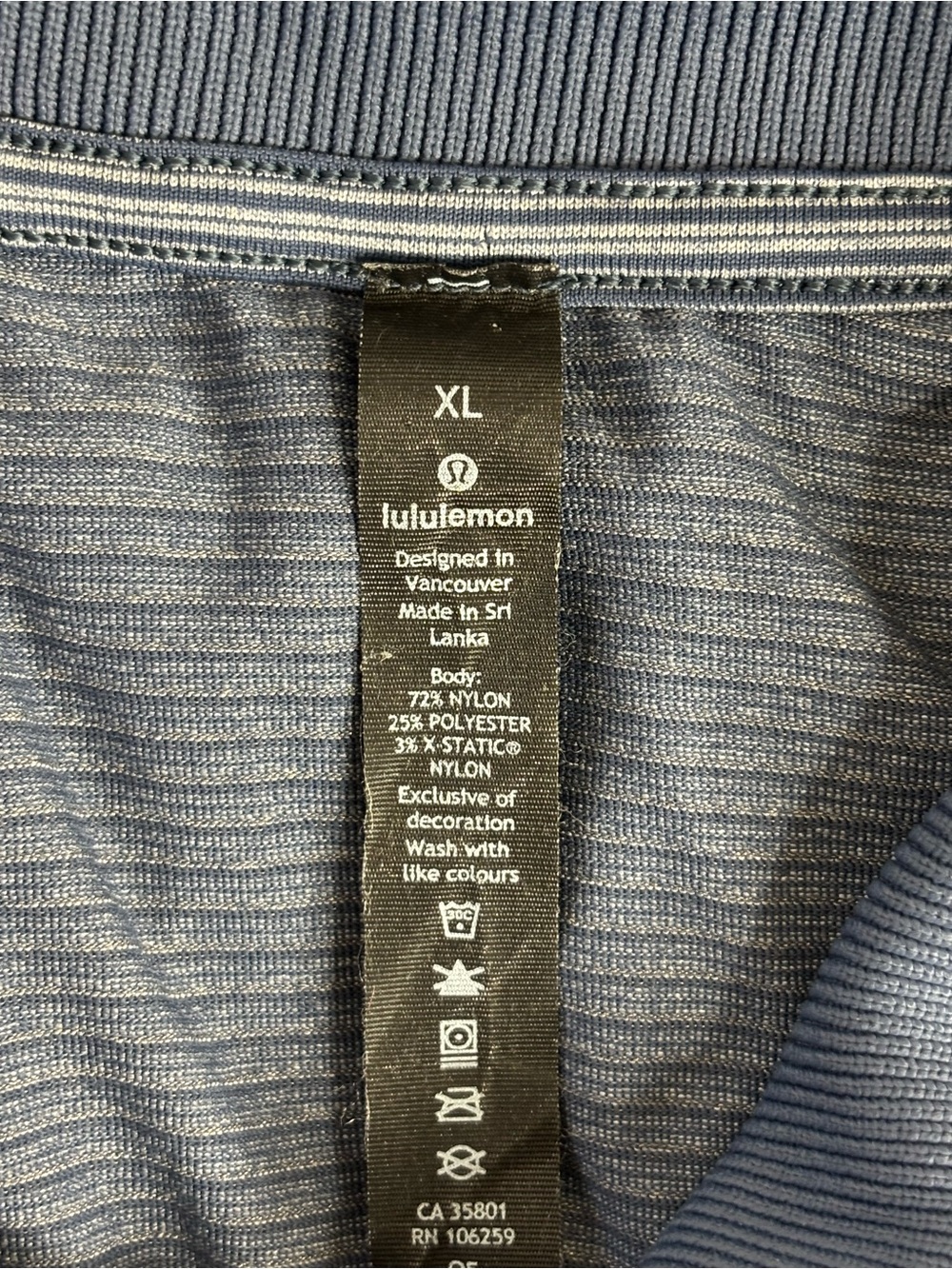 Lululemon Metal Vent Tech Polo size Extra Large - Picture 3 of 4